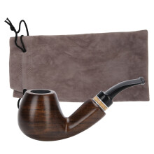 Kit de iniciación: Pipa de tabaco hecha a mano de madera con accesorios. Set de regalo. Pipas de madera de primera calidad para fumar tabaco.