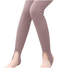 Girls Winter Warm Fleece Lined Tights Girls Thick Microfiber Tights Coffee 9-12 Years