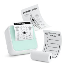 Mini Pocket Thermal Printer – BT Wireless, Compatible with Android/iOS, for Labels, Receipts, Memo & DIY
