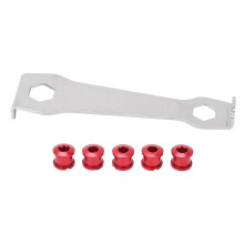 Crankset Fixing Wrench Chainring Bolt Tool Rugged And Durable Chainring Nut Wrench Simple Operation For Bicycle Repair Compatible With Most Brands