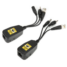 Ricetrasmettitore video BNC per balun video passivo HD AHD con alimentazione, trasmissione del segnale a lungo raggio, connettività RJ45, unità