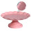 Présentoir à gâteaux rond en métal rose (1 pièce) 5