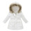 Mädchen-Steppjacke mit Kapuze, weiß, Größe 120 3