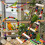 Bird Toys Set for Small Medium Birds with Swings Blocks 4