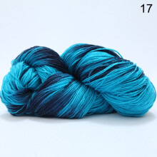 ATJIA Dyed Acrylic Wool Yarn Four Strand DIY Woven Knitting Sweater Sock Scarf Colorful Crochet Yarn Sewing