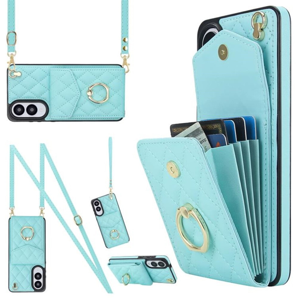 Premium Pu Leather Wallet Case For Samsung Galaxy S25 Edge 5G – Rfid Shielding, Adjustable Ring, Detachable Crossbody & Wrist Strap 9193271843467