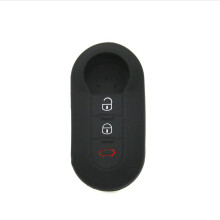 Copertura in silicone per chiave a 3 pulsanti Fiat, protezione completa, resistente agli urti, produzione di precisione, morbida, elegante e
