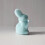 Figurine iepuri cu papion împletit, decor de Paște, 4 buc. 8