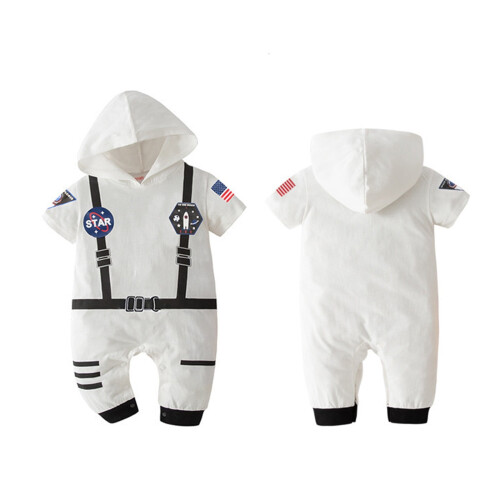 Astronaut Romper for Toddlers and Babies Soft Short-Sleeve 1