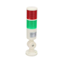Feu de signalisation industriel, indicateur LED haute luminosité avec modes de signalisation multifonctionnels, base rotative pour une installation