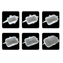 Couvercles en silicone hermétiques sous vide, étanches et réutilisables, extensibles, compatibles micro-ondes, lave-vaisselle et congélateur,