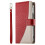 Capa carteira flip em couro PU vermelho para Google Pixel 9a de 6,3 polegadas, com vários compartimentos para cartões, bolso com zíper, ímã 2