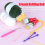 Knitting Tool Set Wooden Spool Knitting Kit 4 Pieces 4