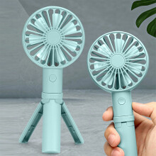 Mini Portable Fan with Tripod Stand,3 Speed Powerful Handheld Fan USB Rechargeable,Personal Small Desk Fan for Home Office Outdoor Travel Use