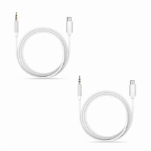 Cable adaptador USB C a 3,5 mm para audio, cable auxiliar USB C a 3,5 mm para sistemas de audio de automóviles y smartphones. Plug and Play.