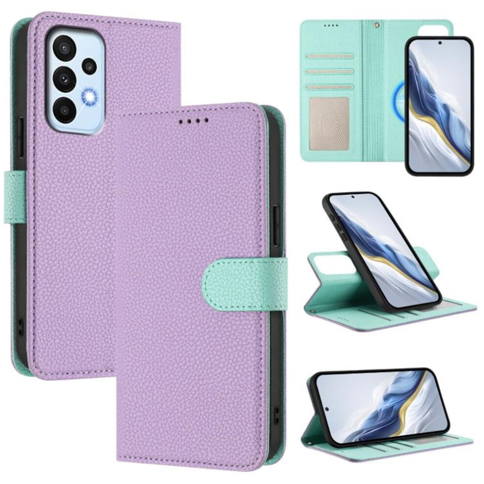 Samsung Galaxy A23 5G/4G Magnetic Flip Wallet Case Purple 9165521160327