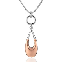 Lange Strickkette für Damen, eleganter Tropfenanhänger, mehrlagige Y-förmige Statement-Kette im Boho-Stil mit Geschenkbox, Modeschmuck