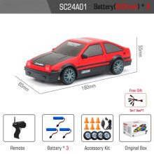 Coche de carreras RC Drift Car1: 24 coches de carreras de alta velocidad con control remoto, 2.4 GHz, tracción 4x4, juguete de carreras con faro