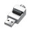 Conector USB 2.0 com terminais de parafuso, bloco adaptador sem solda, conector conversor de terminais macho para reparo USB 2.0 1