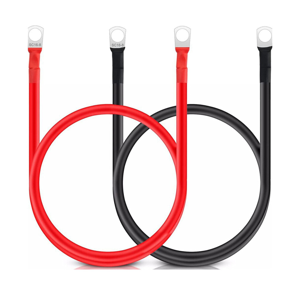 5 Awg Heavy Duty Battery Cables, 50Cm Copper Conductor, Pvc Jacket For Trucks/Solar 9193271842064