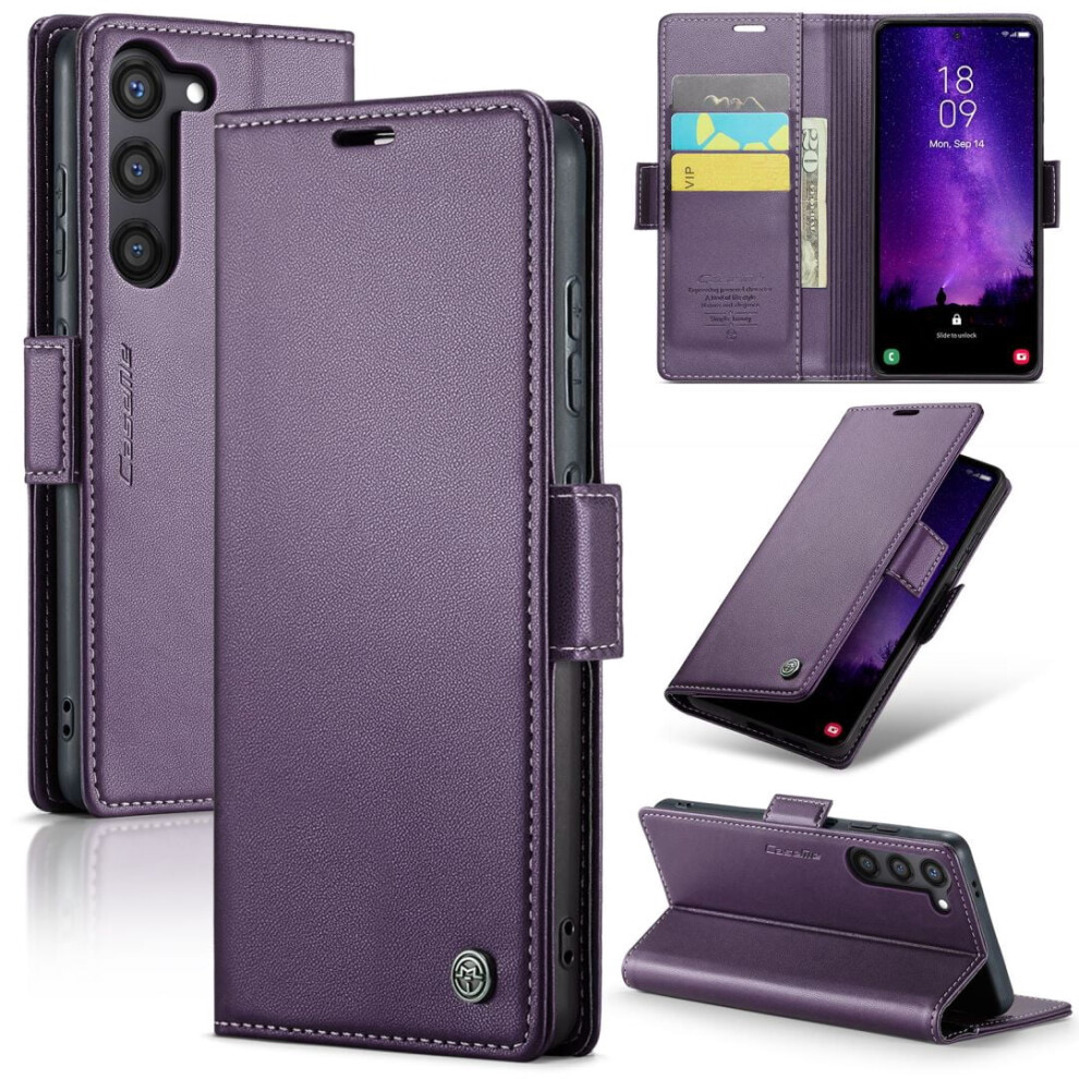 Caseme Wallet Case For Samsung Galaxy S24 Plus Leather Rfid 9152228950696