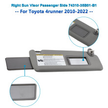 Pare-soleil droit côté passager 74310-35B01 Gris pour Toyota 4Runner 2010-2021 2022