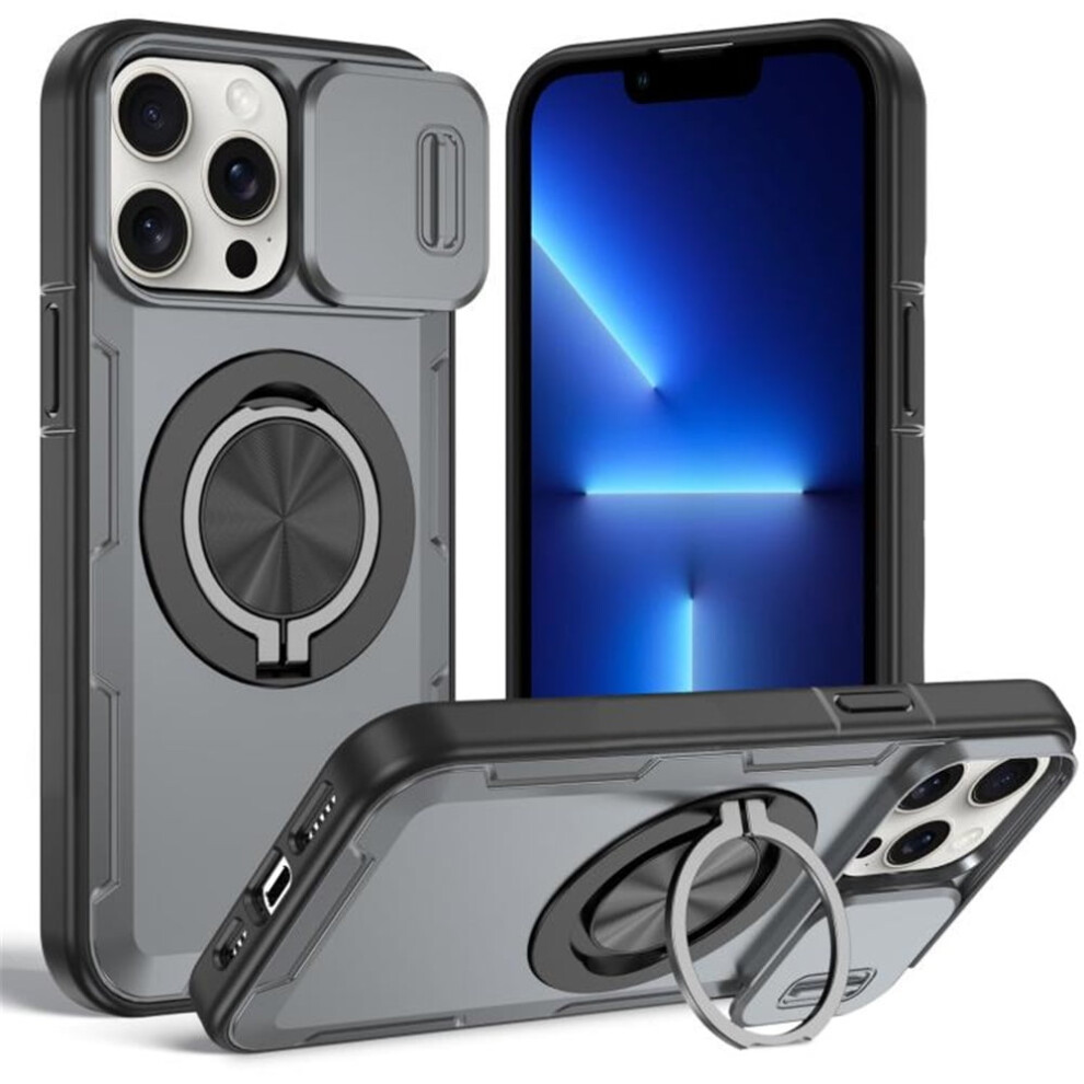 Iphone 13 Pro Case With Rotating Metal Stand And Magsafe 9165521161133