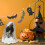 Διακόσμηση για φαντάσματα ντίσκο για το Halloween – Κεντρικό τραπέζι με γκλίτερ σε 7
