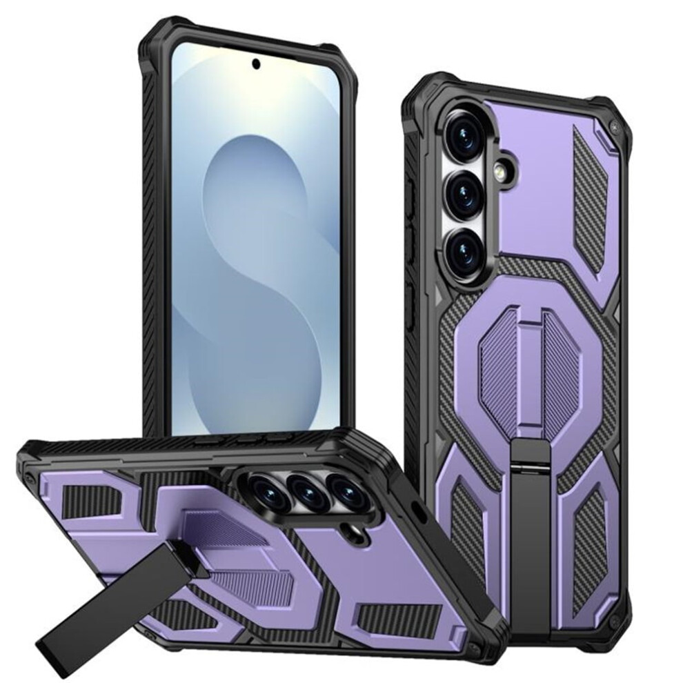 Magsafe-Compatible Case For Samsung Galaxy S25/S24 5G Purple 975221427908