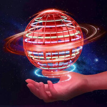 Flying Orb Galaxy Ball 2024 – Hand-Controlled Hover Spinner, RGB Lights, Compatible with Kids & Adults