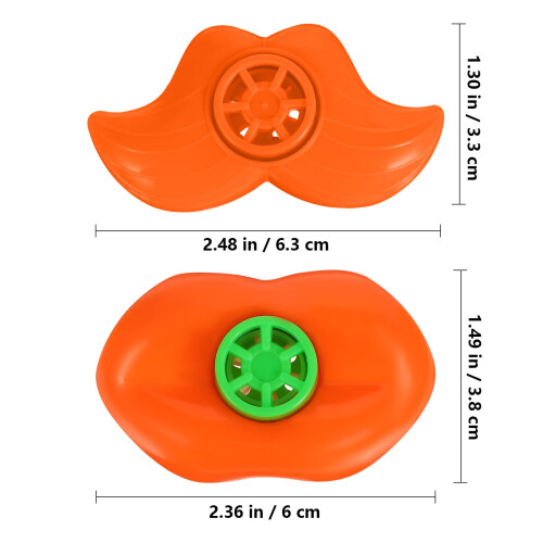 Σφυρίχτρα Plaything Lip Whistles σε διάφορα χρώματα, 20 τεμάχια, δώρα για πάρτι 1