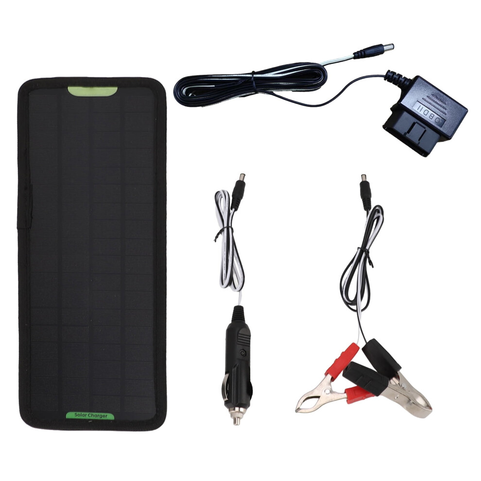 5W Solar Trickle Charger For 12V Car Battery 9130661418584