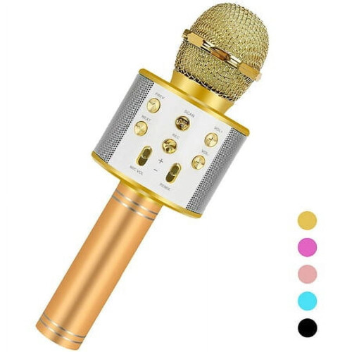Wireless Bluetooth Karaoke Microphone for Kids Purple