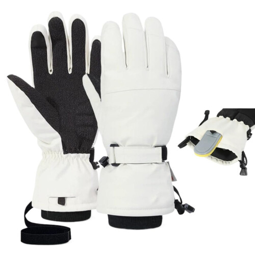 Pro Ski Gloves with Wrist Guards Thermal Touchscreen