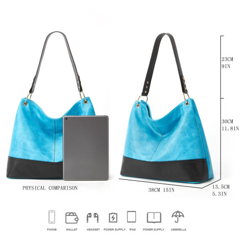 Γυναικείες τσάντες χειρός από δέρμα PU Tote με λαβή στο πάνω μέρος και τσάντα ώμου με 1