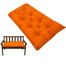 Lounge Chair Cushions Swing Cushion for Outdoor Furniture, Indoor Outdoor Beach Cushion Thicken Outdoor Garden Beach Seat (Orange, 39.4"x19.7")