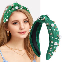 Crystal Knotted Women Headband Luxury Jeweled Hairband