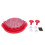 Red Manual Chicken Shredder with Suction Base, Multi-Purpose Meat & Vegetable Shredding Tool 1