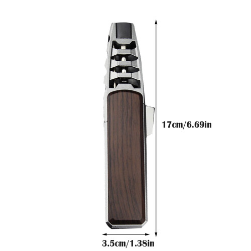 Brightfire windproof straight torch blue flame 1