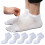 Men's Cotton Toe Socks Low-Cut 5-Pair White 1