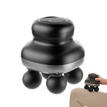 4-Head Electric Back Massager, 9 Speeds, Portable for Hip, Waist, Shoulder, Leg & Elbow Relief – Compatible with US Outlets