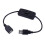 Prelungitor cablu USB cu adaptor comutator ON/OFF 1