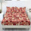 Peony Flower King Bed Sheet Set Cooling 3-Piece 1