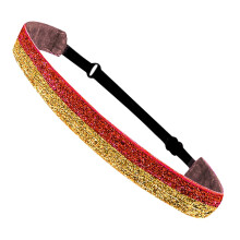 Bandeau de sport à paillettes, élastique et antidérapant (1 pièce)