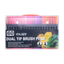 6.29in Double Tip Watercolor Pens 48ml Large Capacity Washable Markers for Drawing Doodling Art