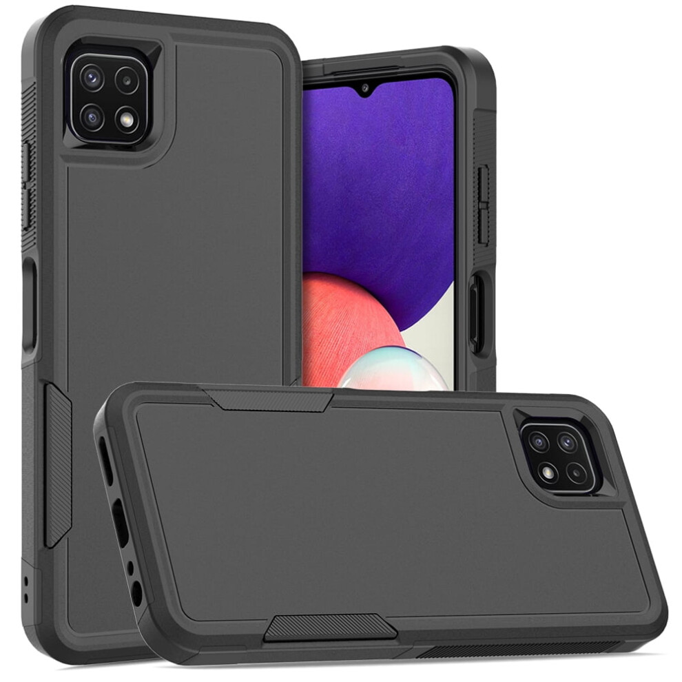 Defender Case For Compatible With Samsung Galaxy A22 5G Â Heavy Duty, Dustproof, Shockproof, Non-Slip Rugged Cover, Black 9418476705717