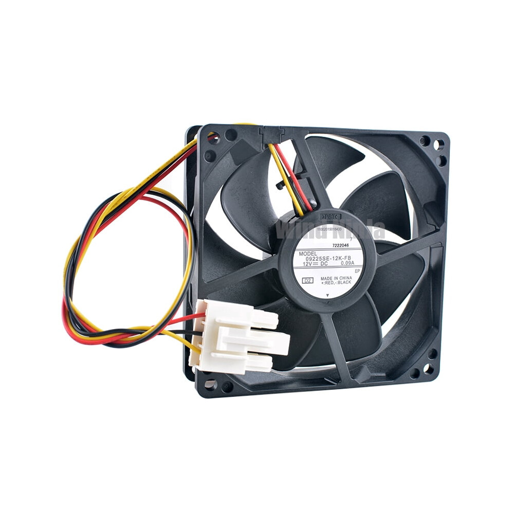 09225Se-12K-Fb 9.2Cm 92Mm Fan 92X92x25mm Dc12v 0.08A Cooling Fan For Chassis Cpu Refrigerator 9418476706196