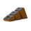 Ring Display Stand Solid Wood Fluted Microfiber Ring Stand 3 Piece Jewelry Stand Ring Display Props 1