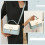 σετ DIY γυναικεία τσάντα crossbody σετ που περιλαμβάνει απομίμηση δέρματος, ύφασμα με 6