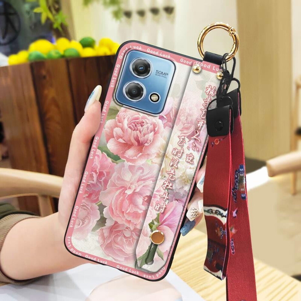 Moto G Stylus 4G 2023 Phone Case Â Dirt-Resistant Silicone Cover With Lanyard, Wristband & Chinese Style Holder, Anti-Dust & Shockproof 9130661938570